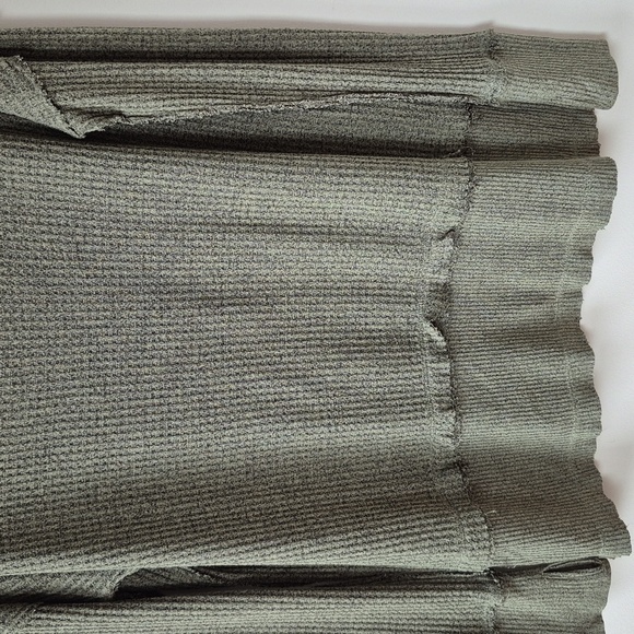 Free People Sage Green Ribbed Tunic - Picture 5 of 8